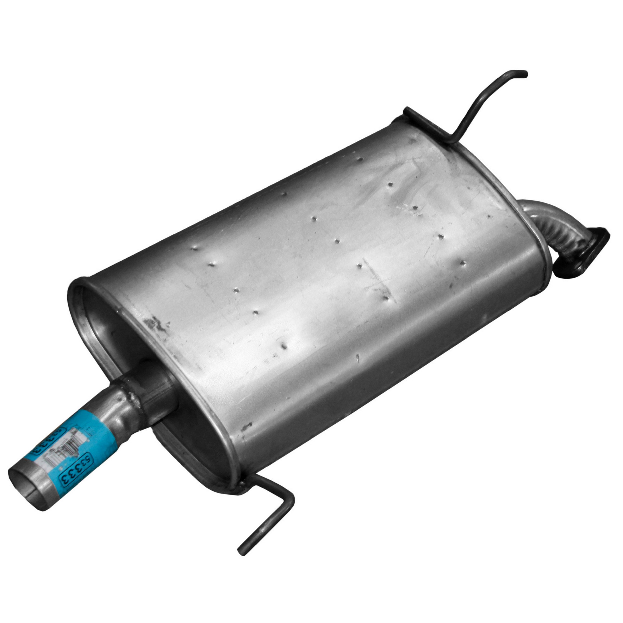 Quiet-Flow Direct Fit Exhaust Muffler Assembly 1.75" Inlet (ID) 2" Outlet (OD)