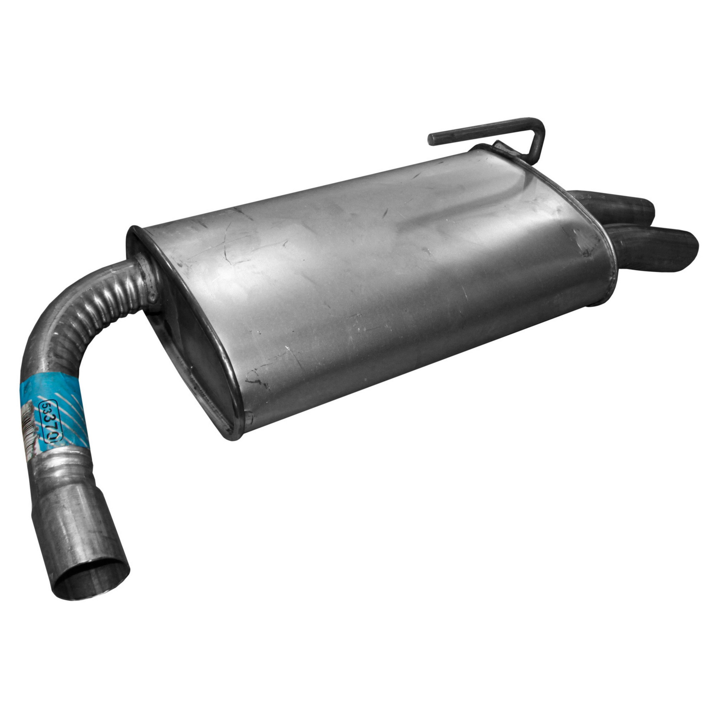 Quiet-Flow SS Direct Fit Exhaust Muffler Assembly 2" Inlet (ID) 2" Outlet (OD)