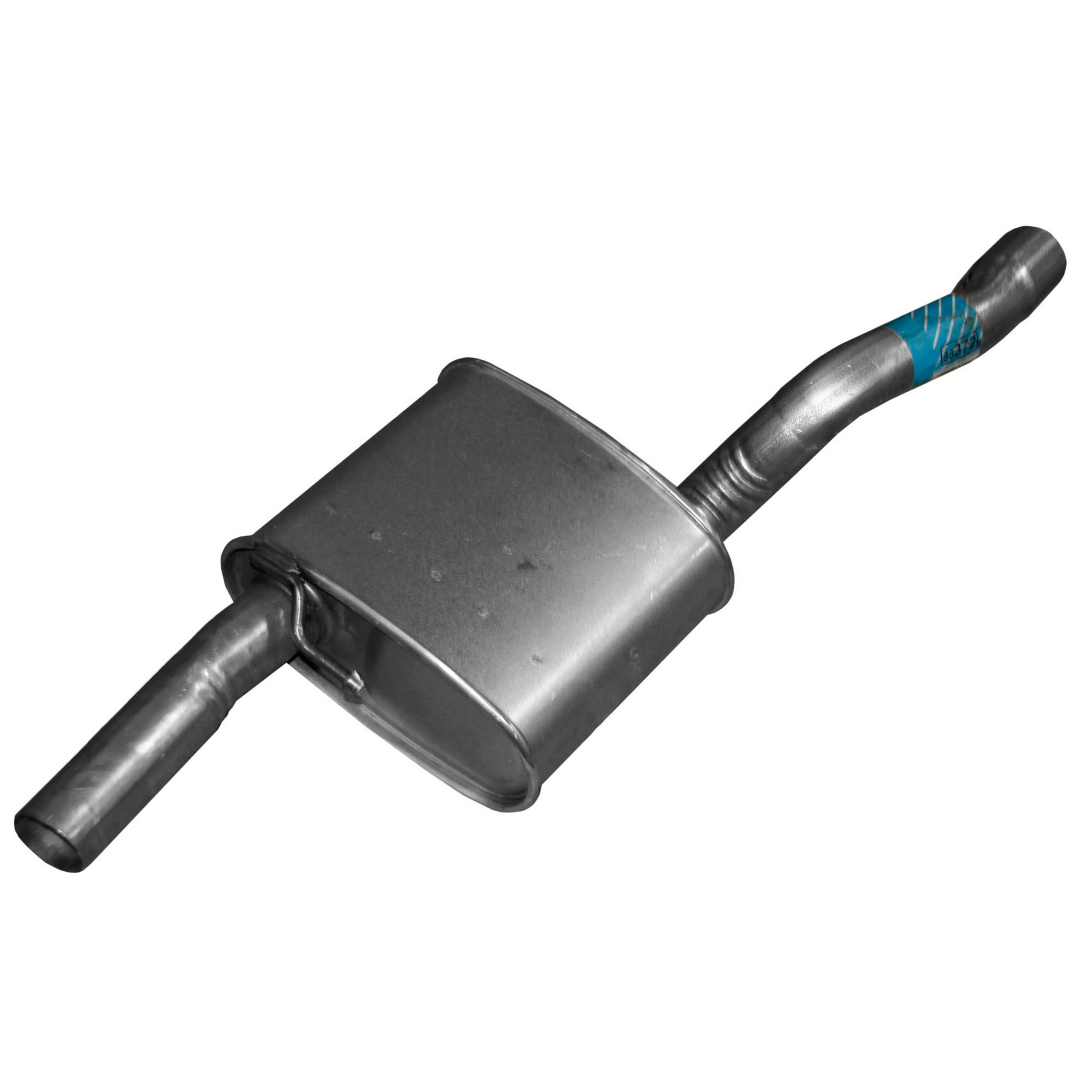 Quiet-Flow SS Direct Fit Exhaust Muffler Assembly 2" Inlet (ID) 2" Outlet (OD)