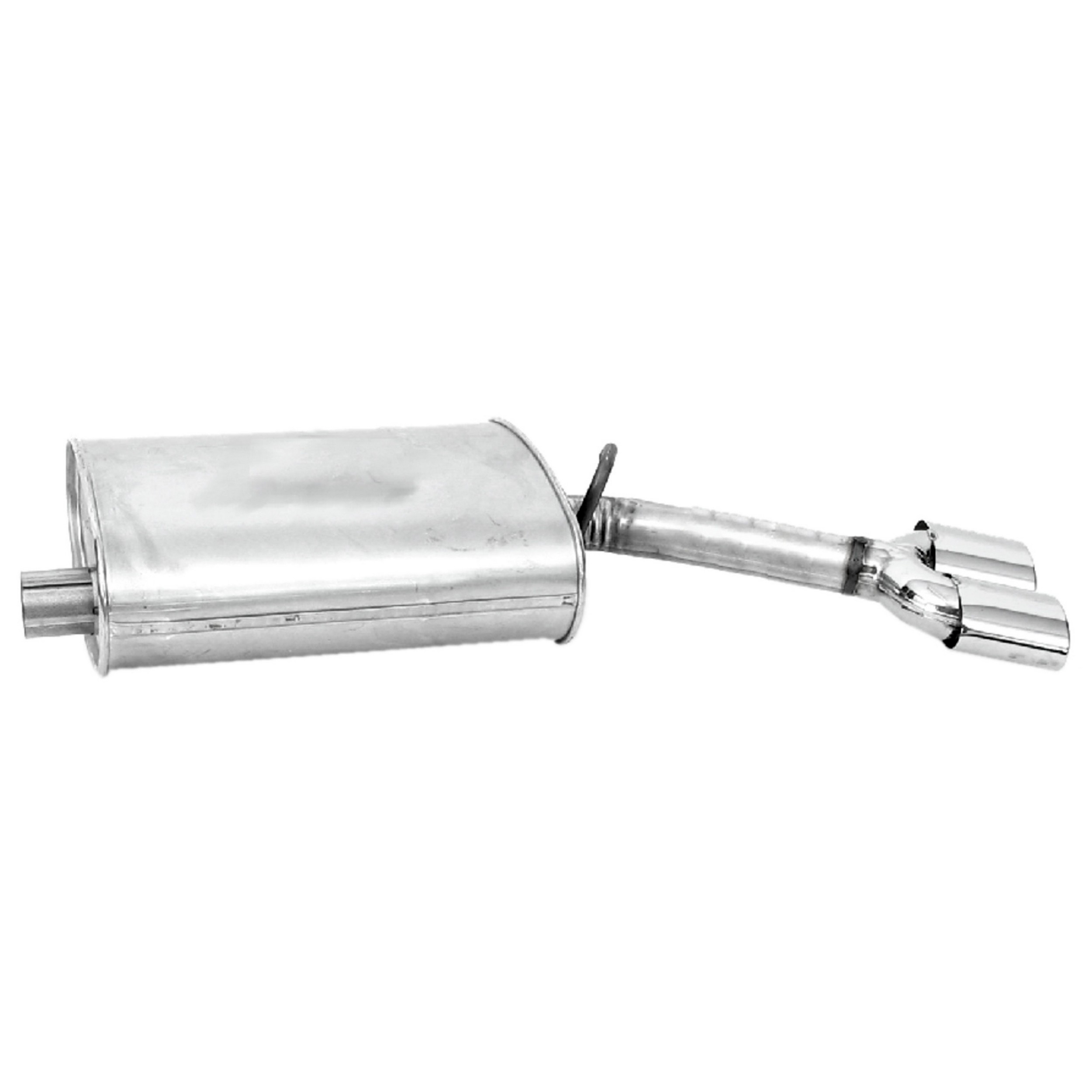 Quiet-Flow SS Direct Fit Exhaust Muffler Assembly 1.875" Inlt ID 3.625" Outlt OD