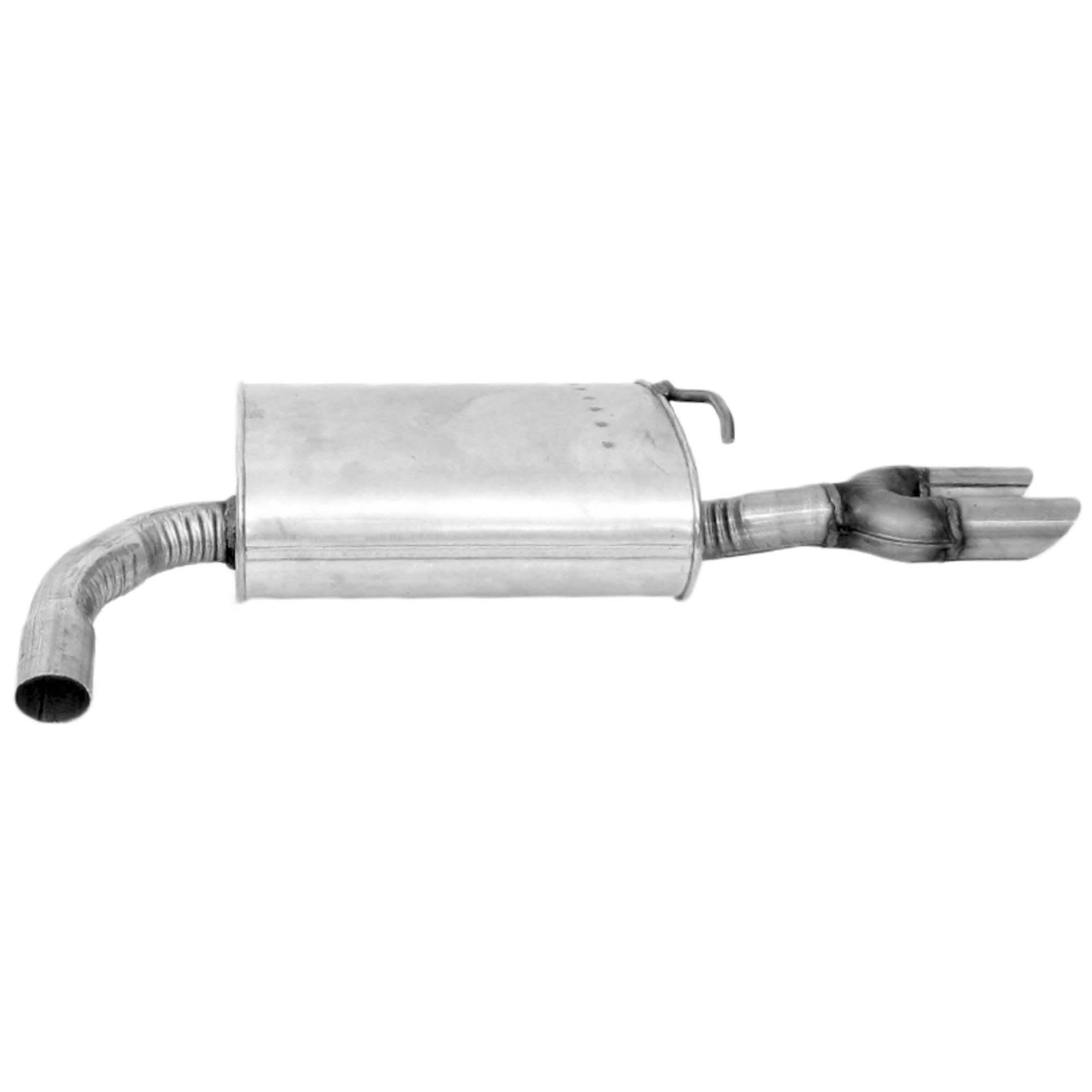 Quiet-Flow SS Direct Fit Exhaust Muffler Assembly 2" Inlet (ID) 2" Outlet (OD)
