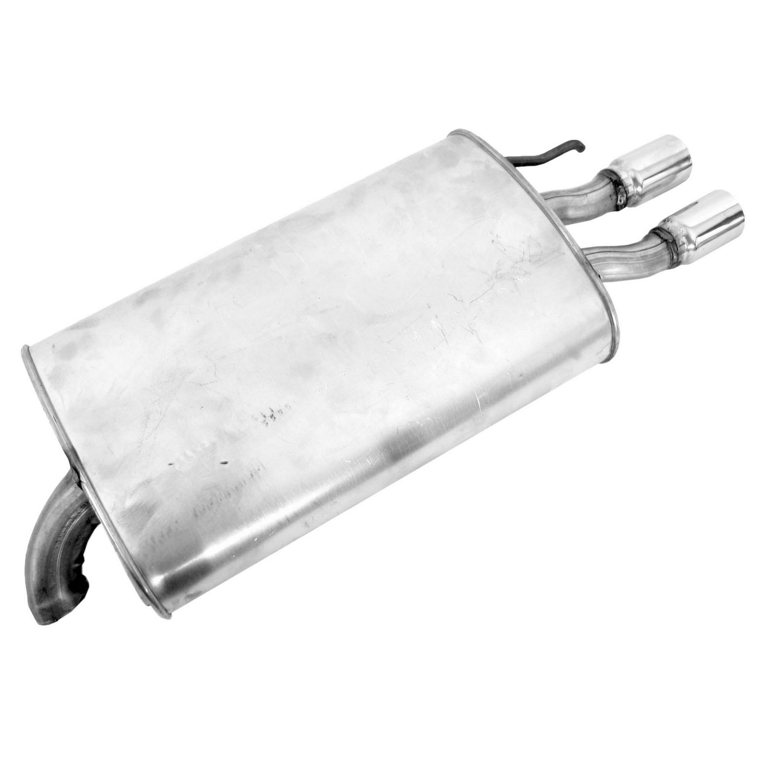 Quiet-Flow SS Direct Fit Exhaust Muffler Assembly 2" Inlet (ID) 2.5" Outlet (OD)