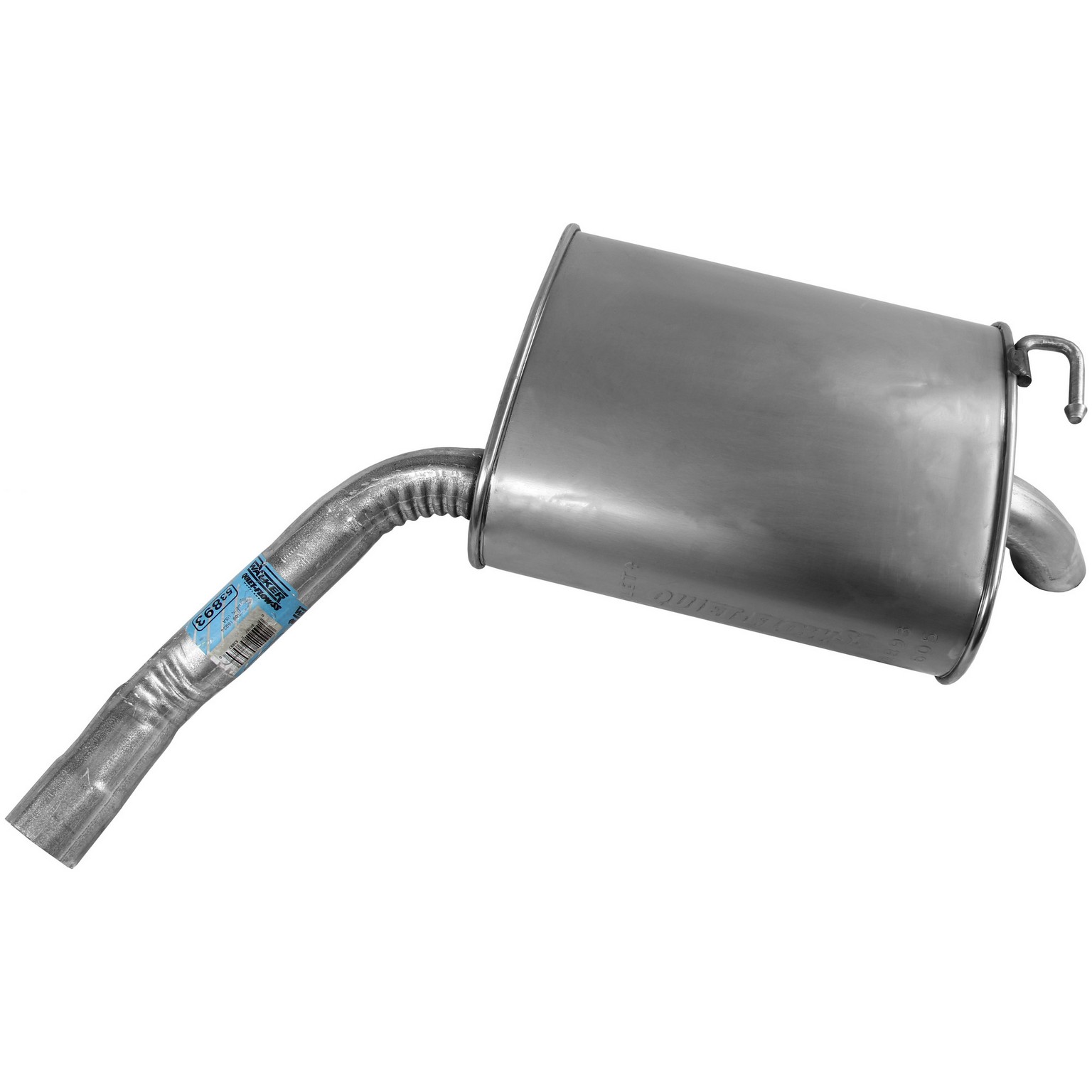 Quiet-Flow SS Direct Fit Exhaust Muffler Assembly 2" Inlet (ID) 2" Outlet (OD)