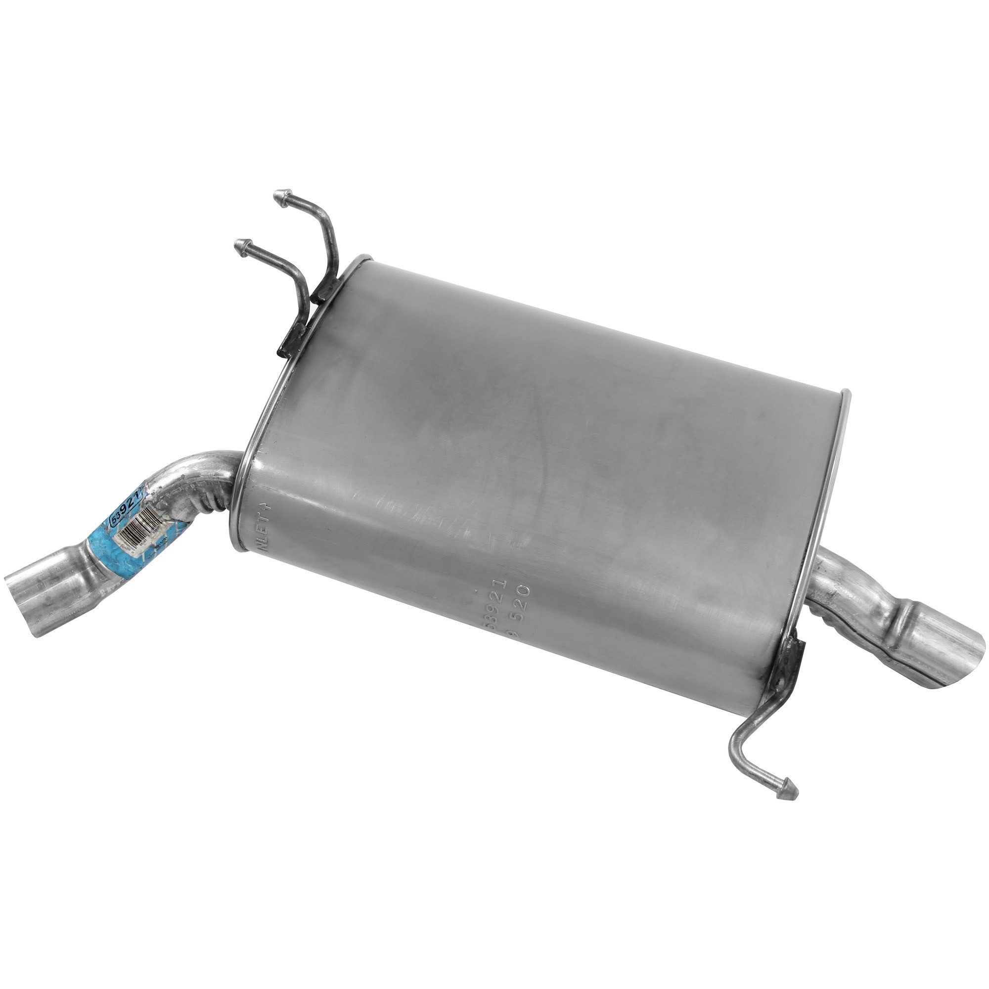 Quiet-Flow SS Direct Fit Exhaust Muffler Assembly 2" Inlet (OD) 2" Outlet (OD)