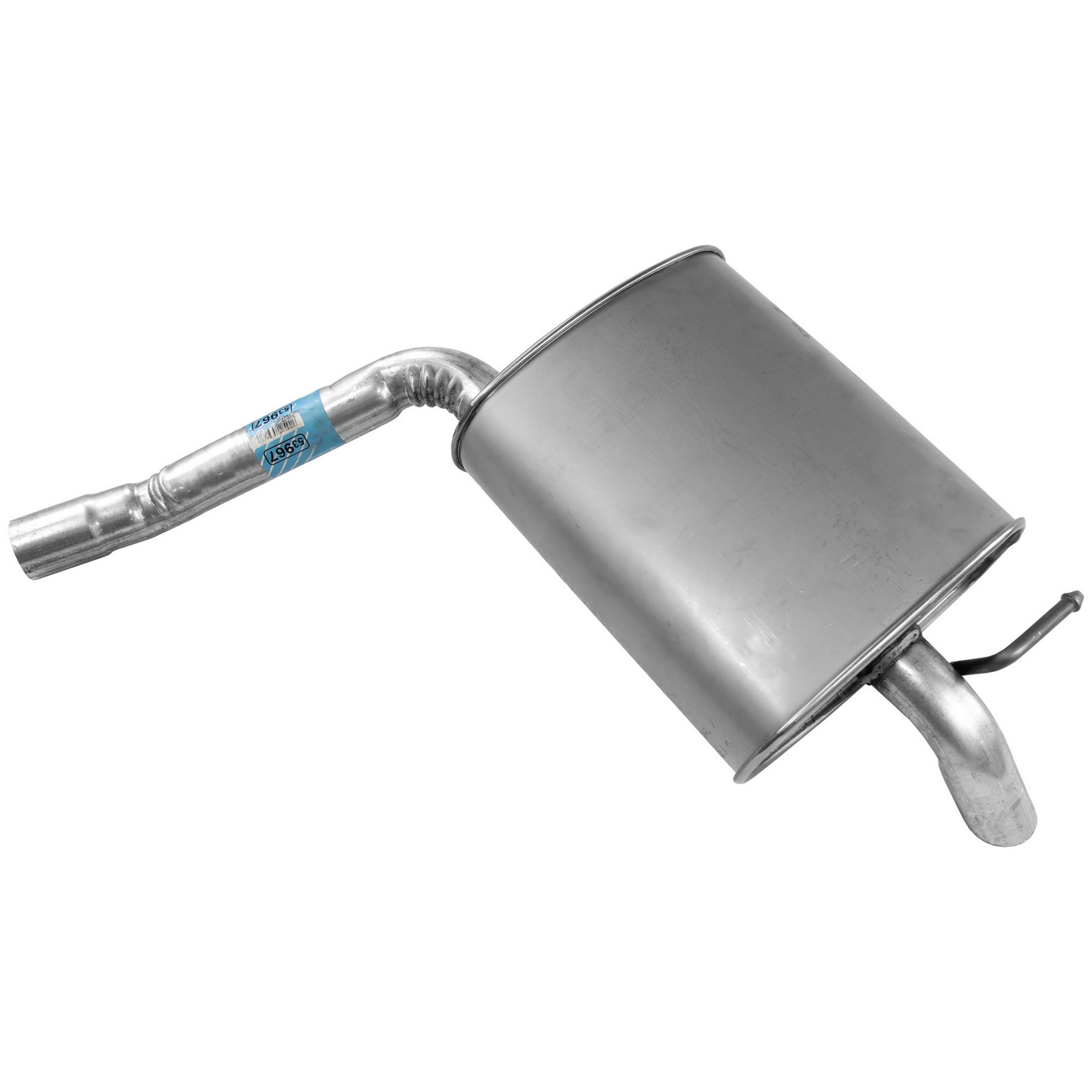 Quiet-Flow SS Direct Fit Exhaust Muffler Assembly 2" Inlet (ID) 2" Outlet (OD)