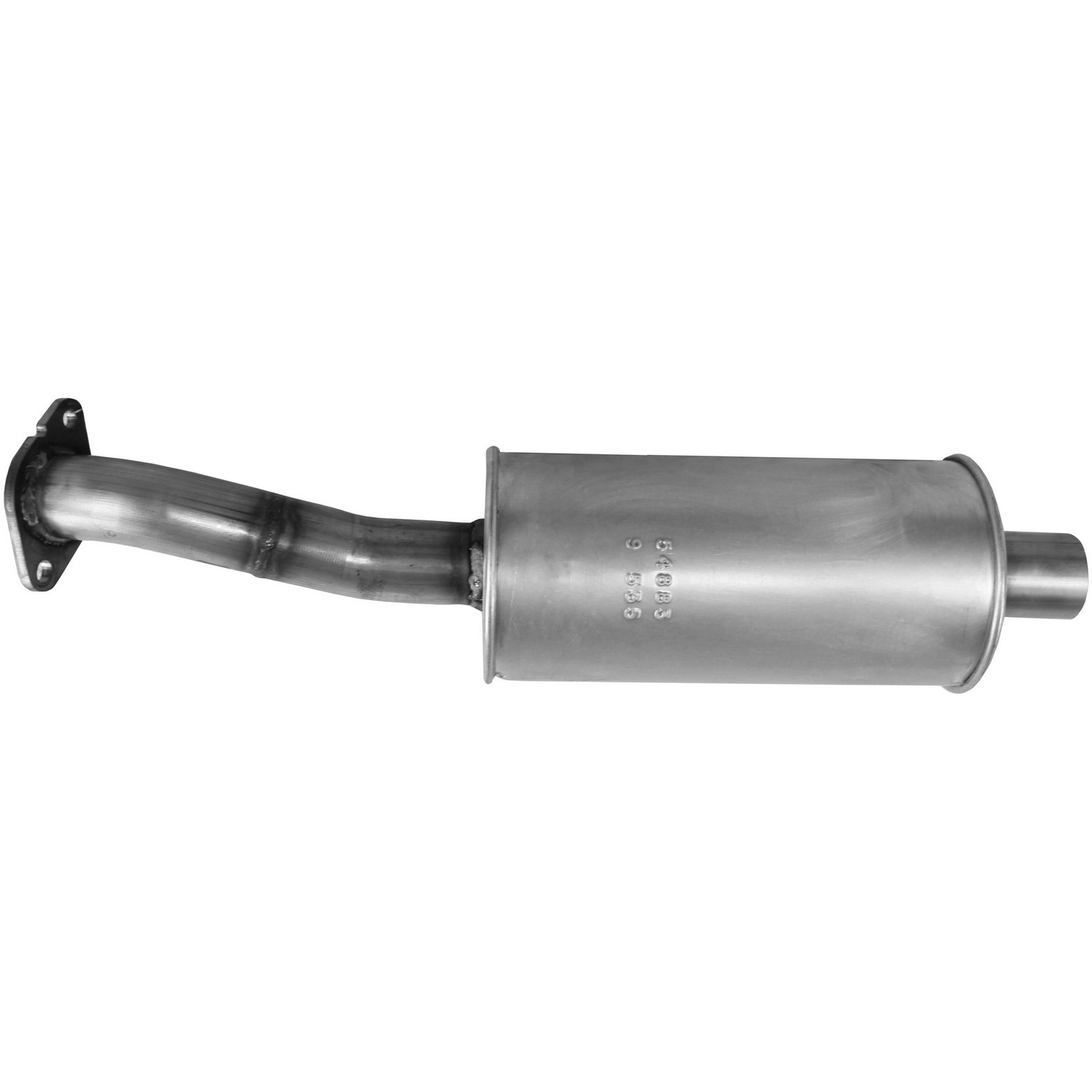 Direct Fit Exhaust Resonator and Pipe Assembly 2.25" Outlet (ID)