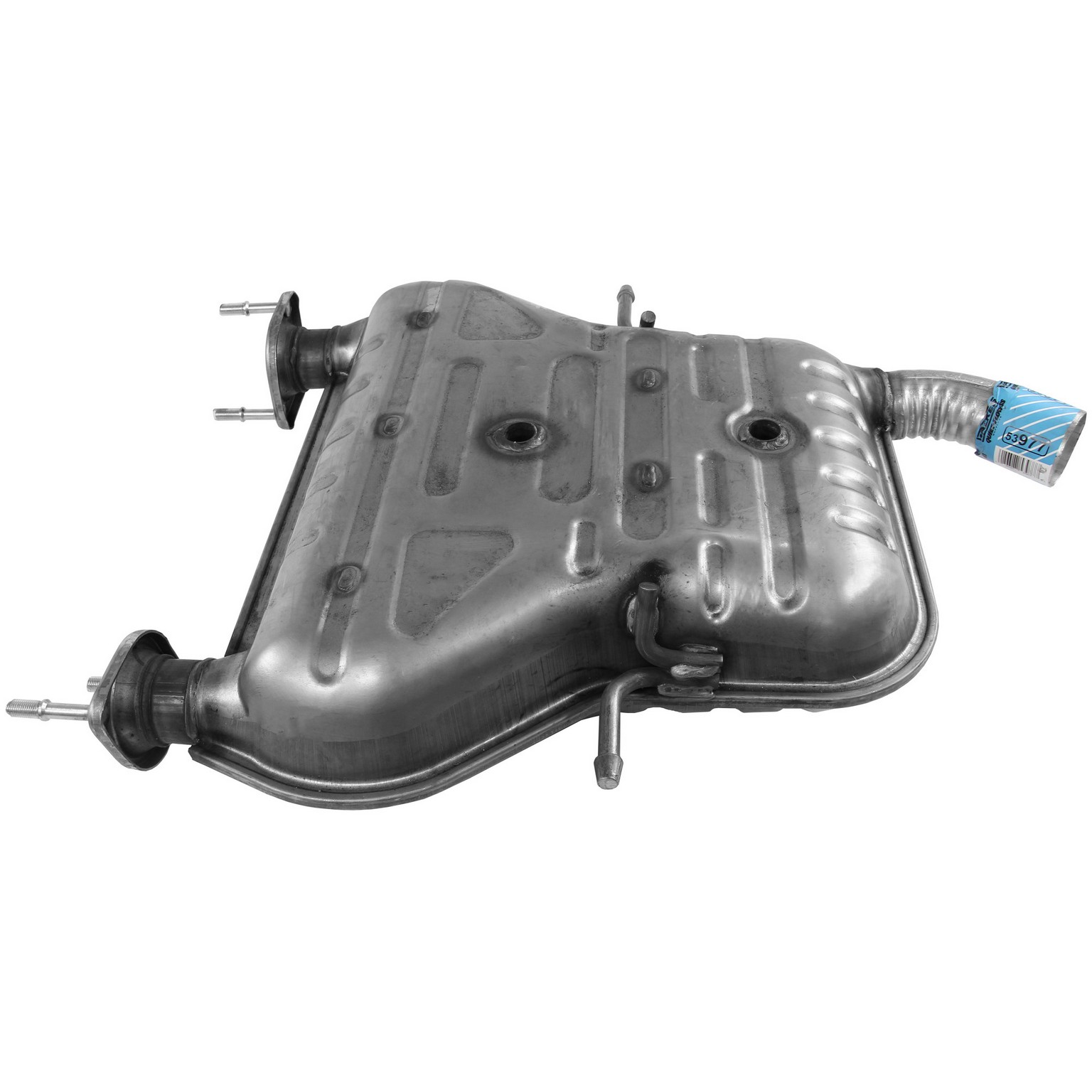 Quiet-Flow SS Direct Fit Exhaust Muffler Assembly 2.5" Outlet (ID)