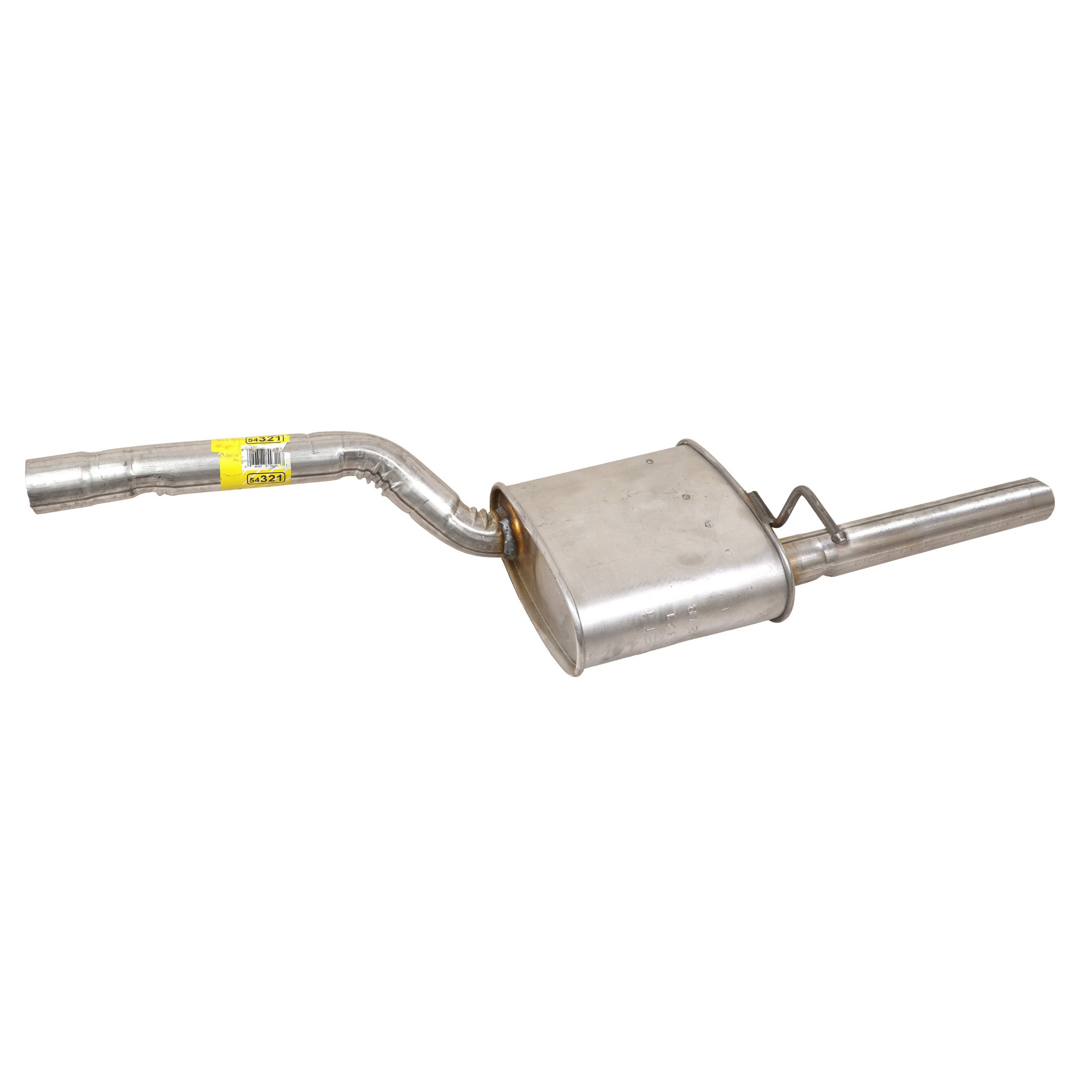 Quiet-Flow SS Direct Fit Exhaust Muffler Assembly 2" Inlet (ID) 2" Outlet (OD)