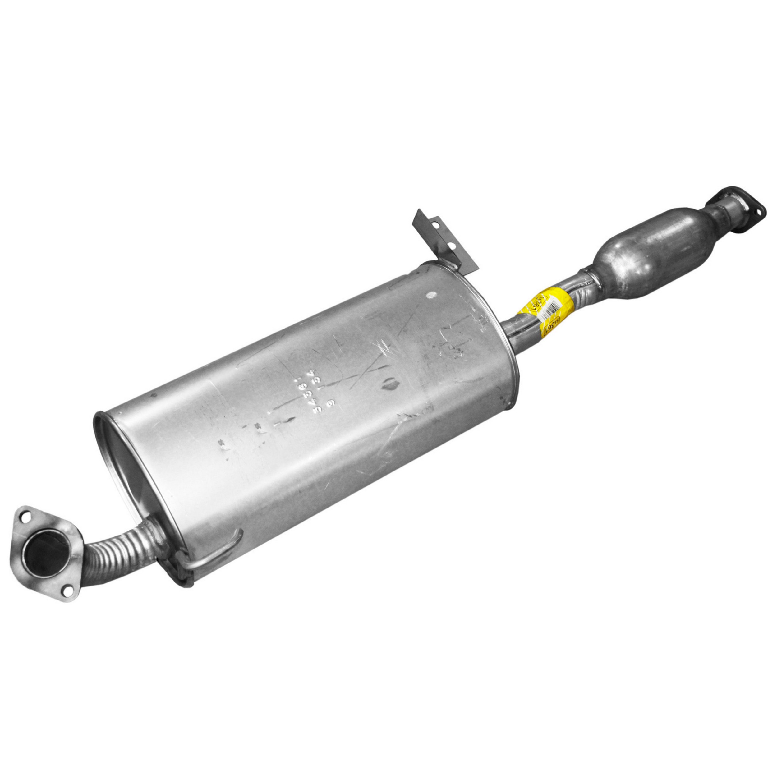 Quiet-Flow SS Direct Fit Exhaust Muffler Assembly 2" Inlet (OD) 2" Outlet (OD)