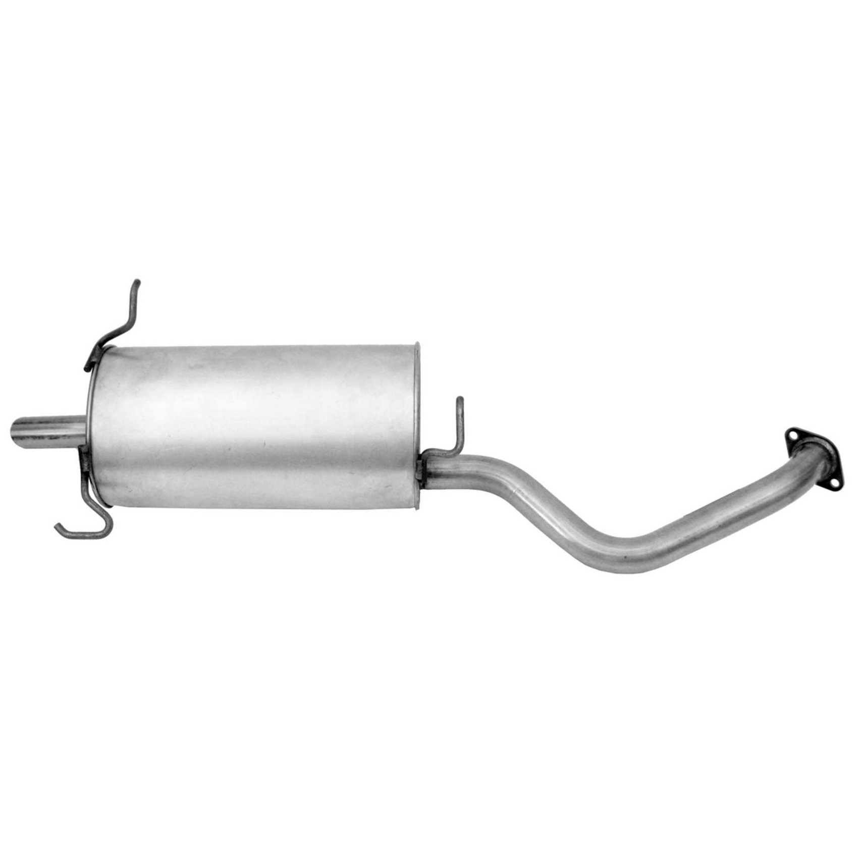Quiet-Flow SS Direct Fit Exhaust Muffler Assembly 2" Inlet (OD) 2" Outlet (OD)