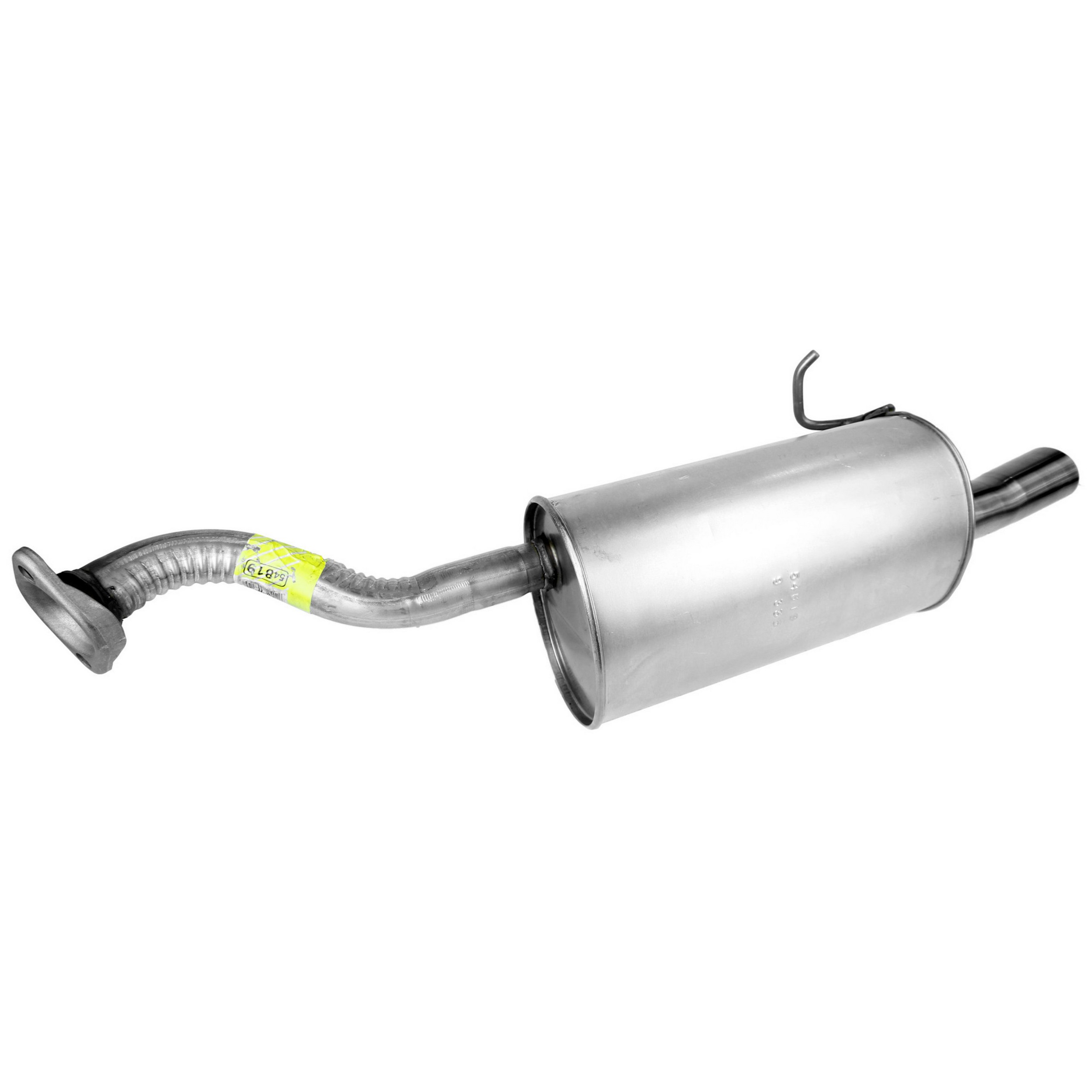 Quiet-Flow SS Direct Fit Exhaust Muffler Assembly 2" Inlet (OD) 2.5" Outlet (OD)