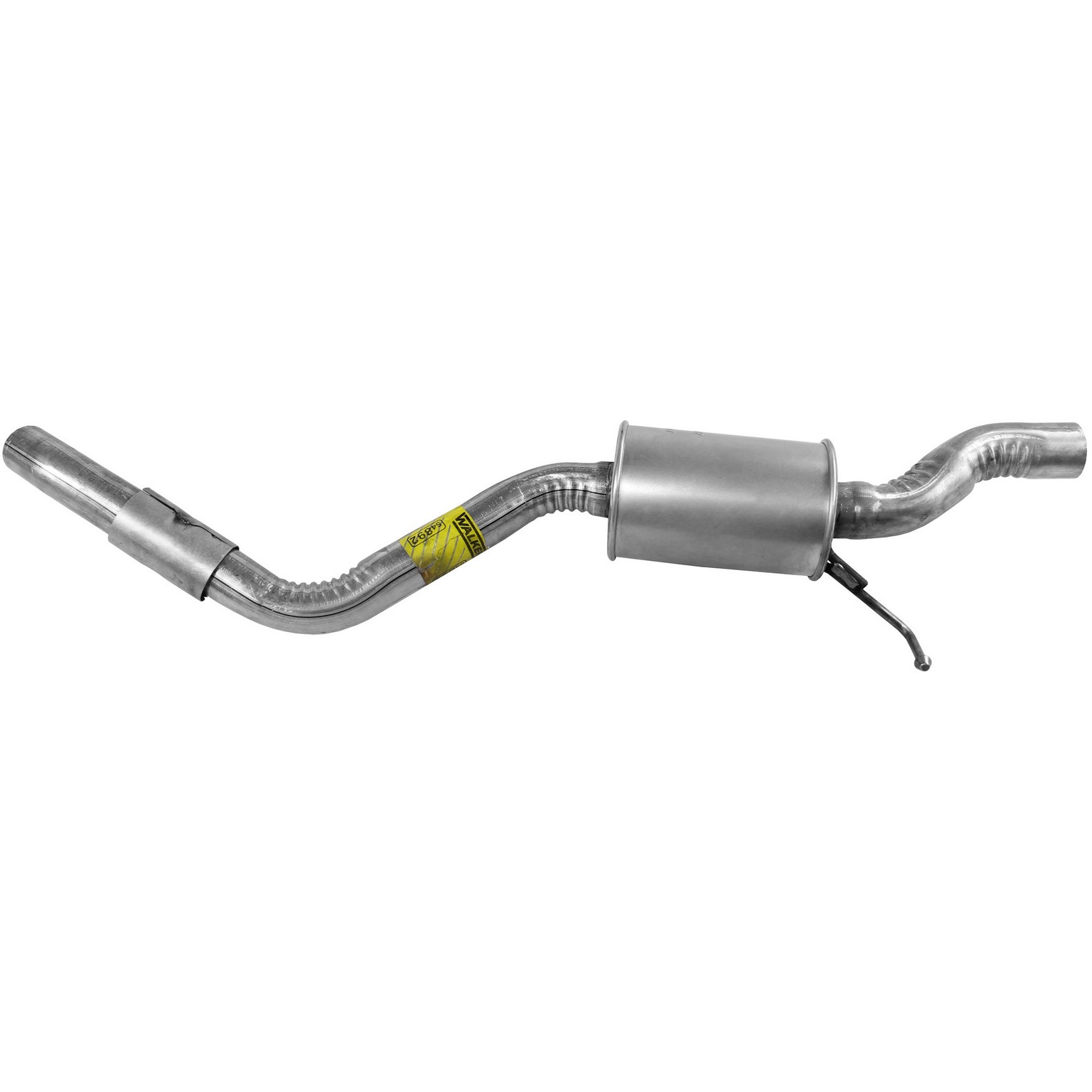 Direct Fit Exhaust Resonator and Pipe Assembly 2" Inlet (OD) 2.25" Outlet (OD)