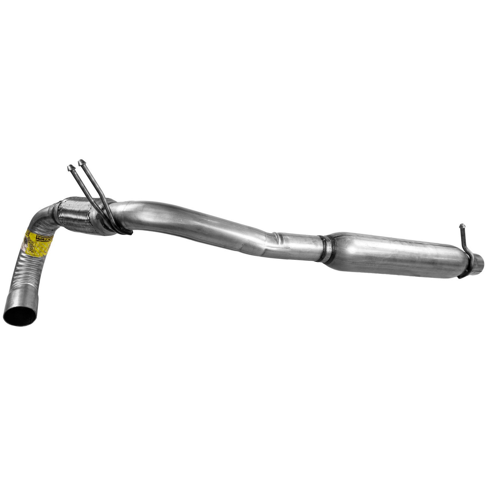 Direct Fit Exhaust Resonator and Pipe Assembly 2.5" Inlet (ID) 2.5" Outlet (ID)