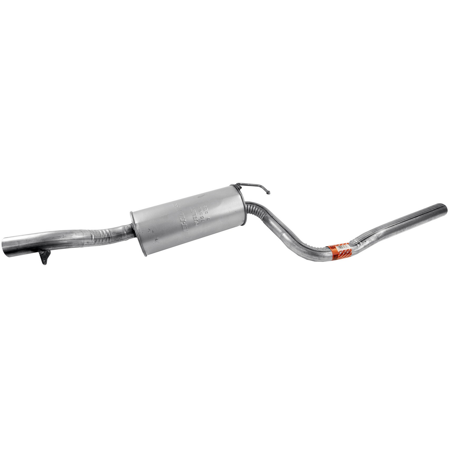 Quiet-Flow SS Direct Fit Exhaust Muffler Assembly 2" Inlet (OD) 2" Outlet (OD)