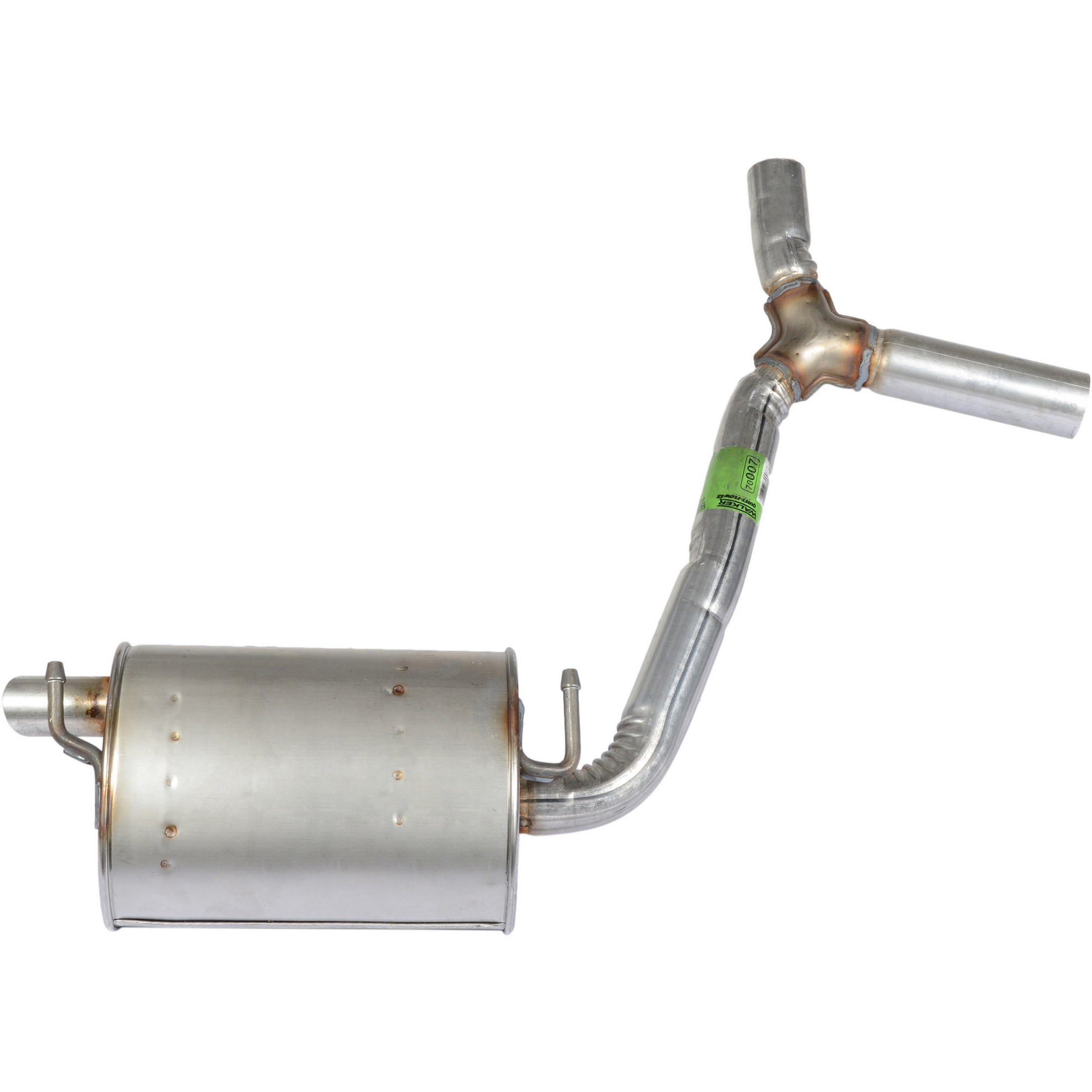 Quiet-Flow SS Direct Fit Exhaust Muffler Assembly 2.5" Inlet (OD) 2" Outlet (OD)