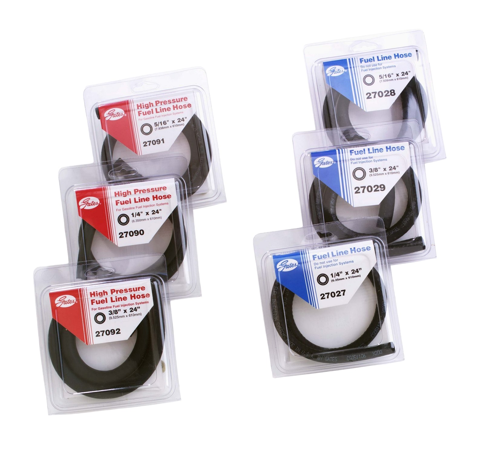 Safety Stripe Fuel Line/PCV/Evaporative Emission Control (EEC) Hose