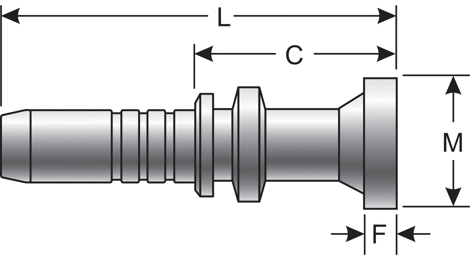 Code 62 O-Ring Flange Heavy (Stainless Steel Spiral)