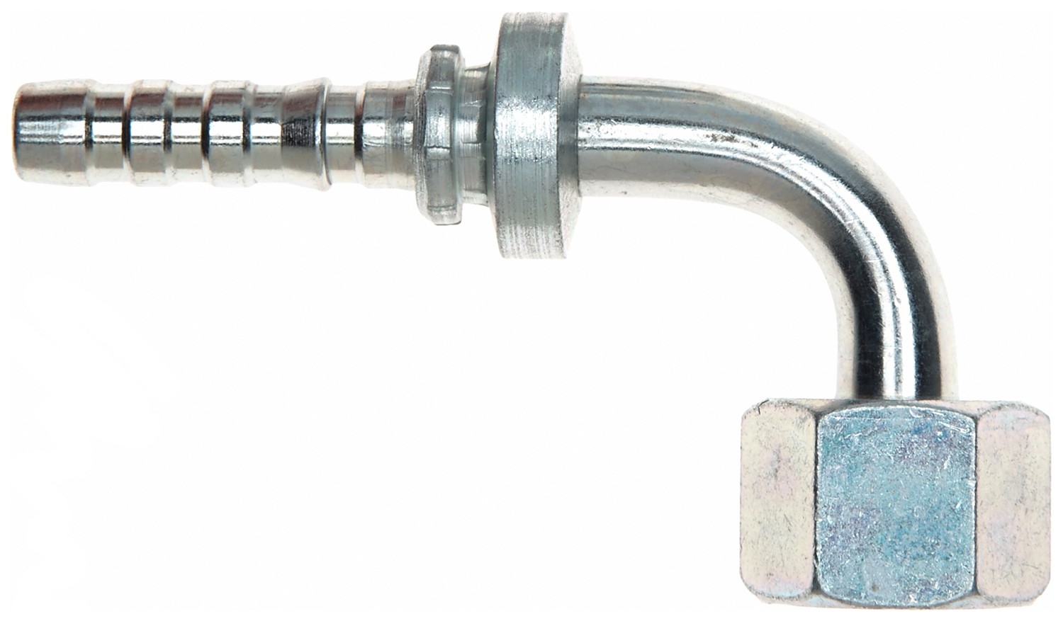 Female DIN 24 Cone Swivel - Heavy Series w/ O-Ring - 90 Bent Tube S Series