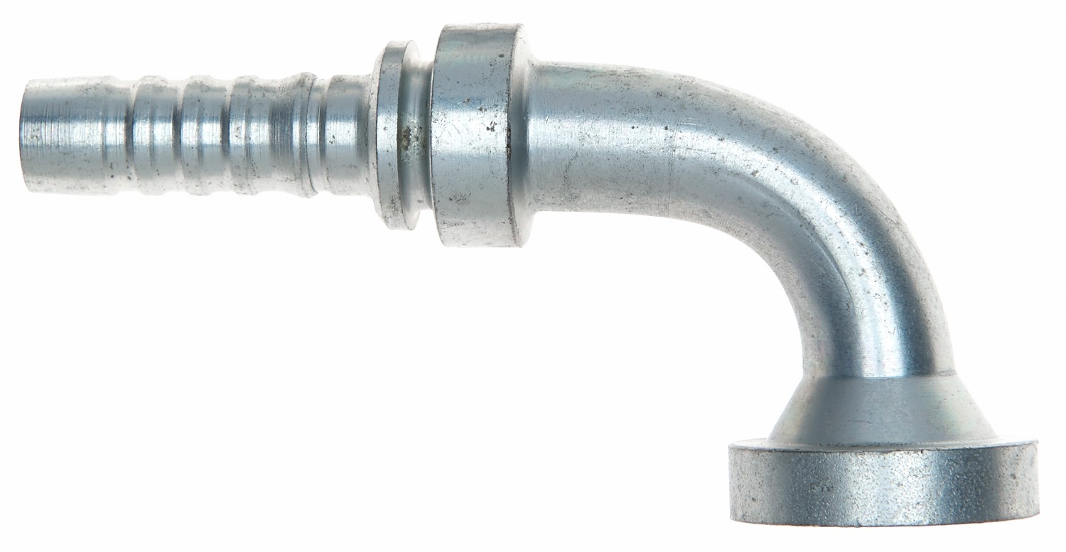 Code 62 O-Ring Flange Heavy-90 Bent Tube-TuffCoat Xtreme Plating (GlobalSpiral)