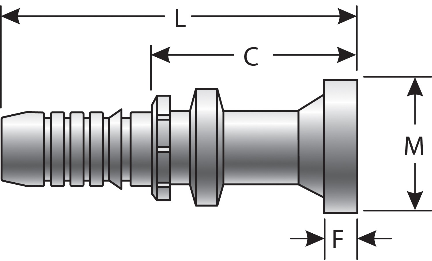 Caterpillar Style O-Ring Flange (GlobalSpiral)