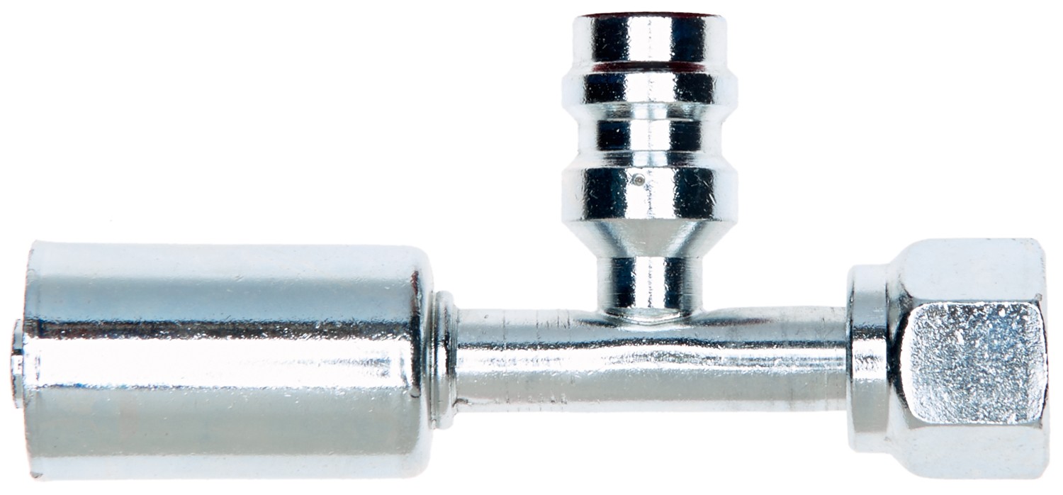 Female SAE Tube O-Ring Nut Swivel-R134a Svc Port-Steel (PolarSeal ACA)