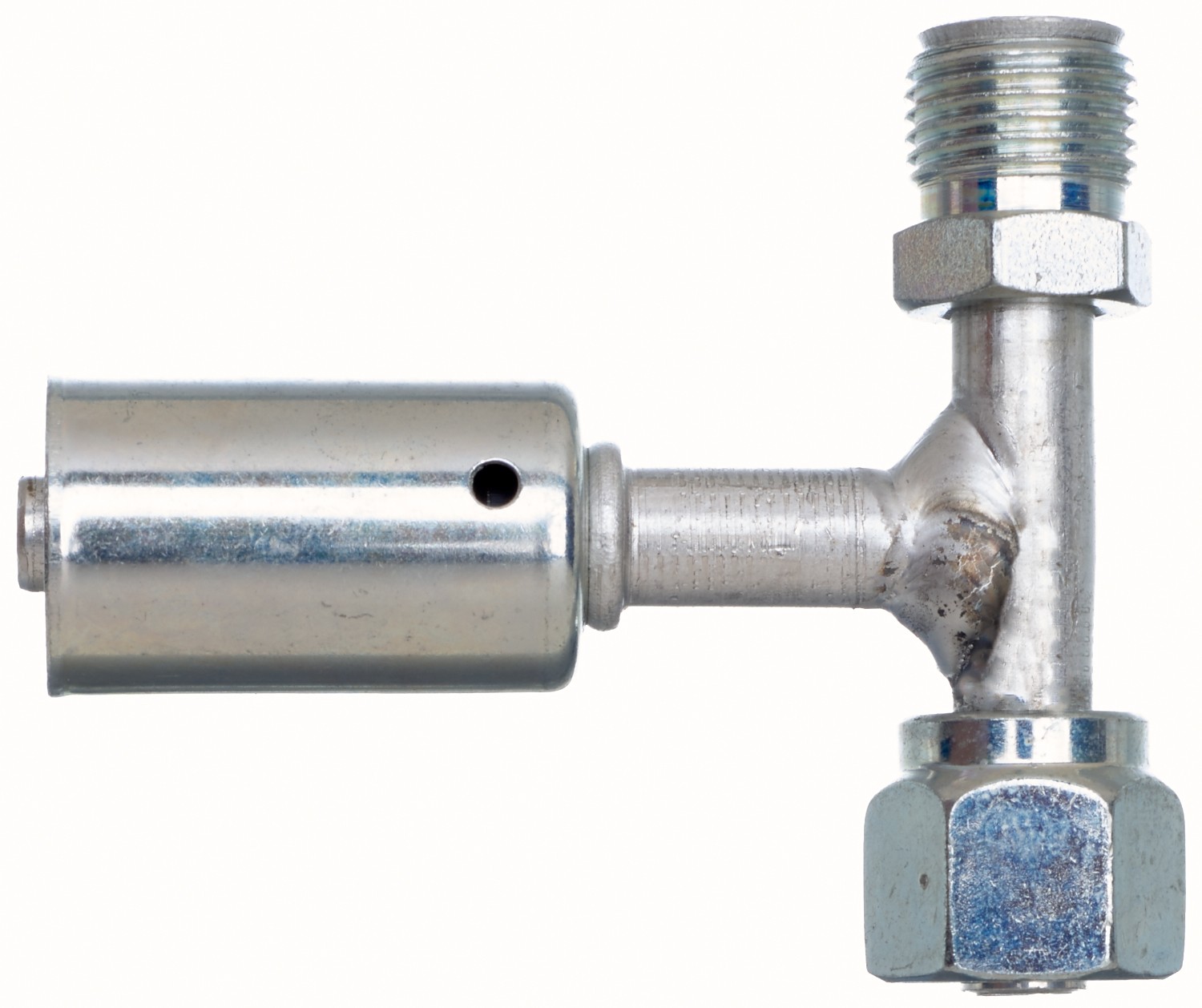 Universal Tee O-Ring Splicer English Threads - Aluminum (PolarSeal ACA)