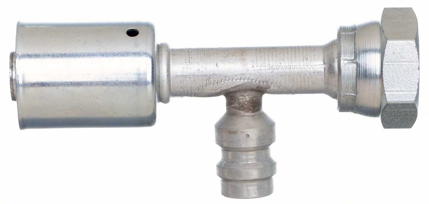 Female SAE Tube O-Ring Nut Swivel-R134a High Press Svc Port-Alum (PolarSeal ACA)