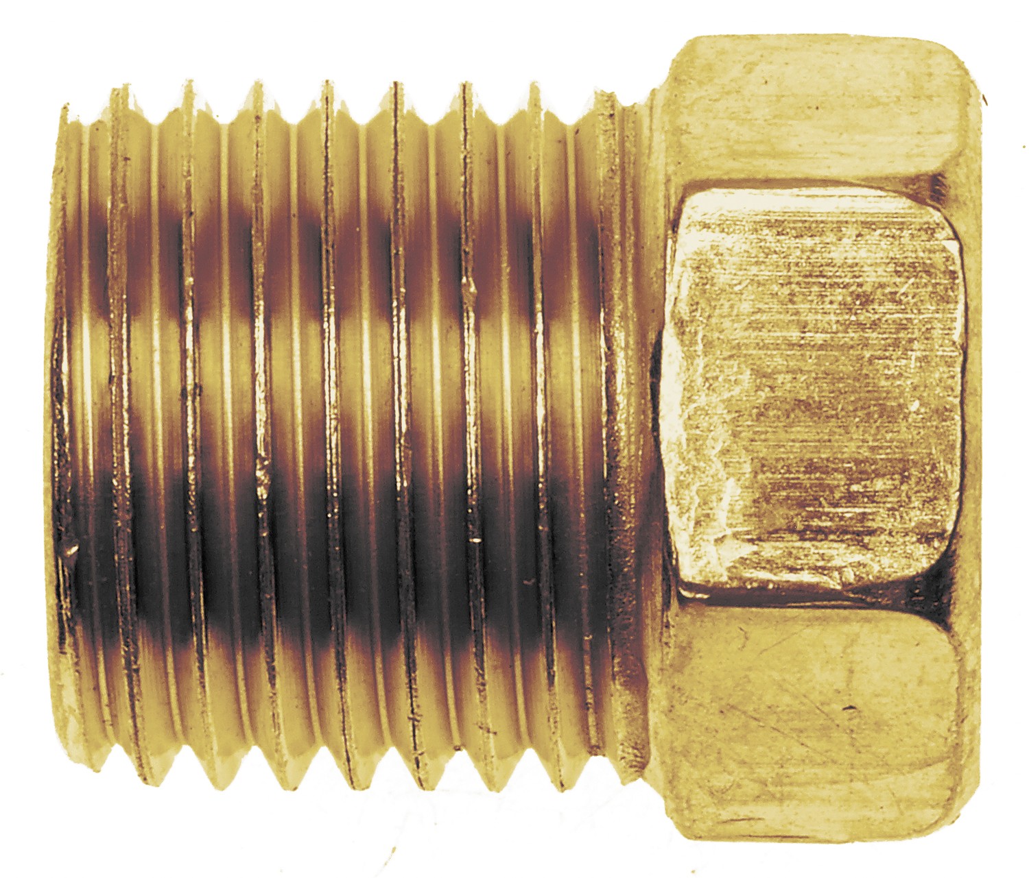 Male Inverted Tube Nut - Steel (Inverted Flare)