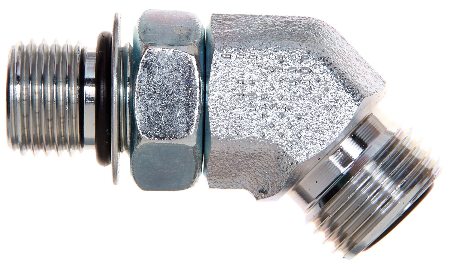 Male Flat-Face O-Ring to Male O-Ring Boss - 45 (SAE to SAE)