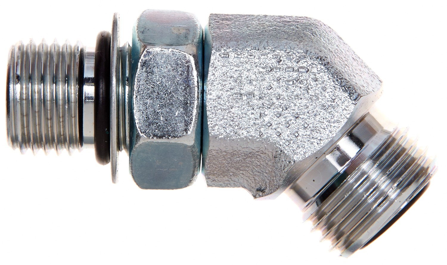 Male Flat-Face O-Ring to Male O-Ring Boss - 45 (SAE to SAE)