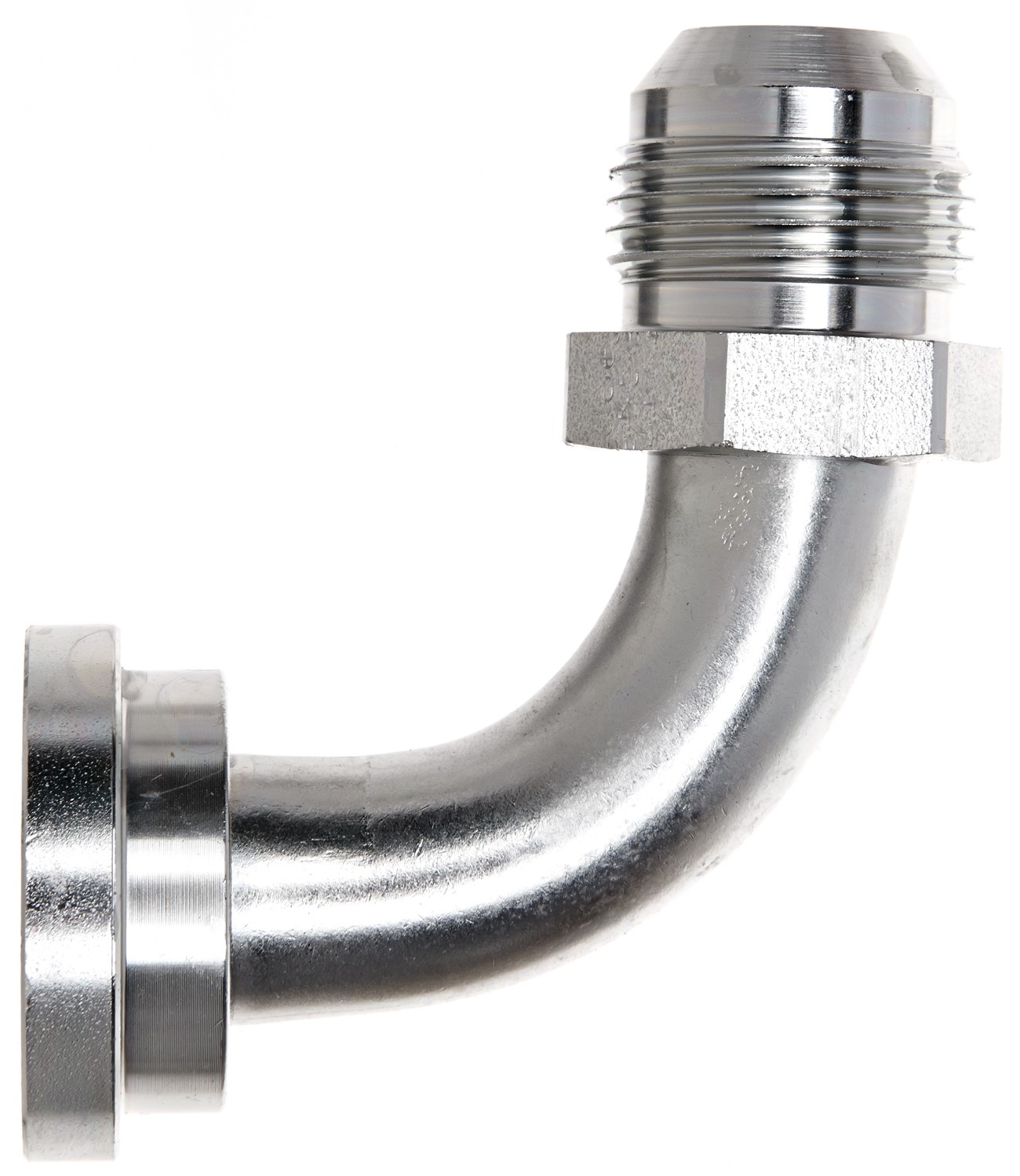 Code 61 O-Ring Flange to Male JIC 37 Flare - 90 (SAE to SAE - High Pressure)