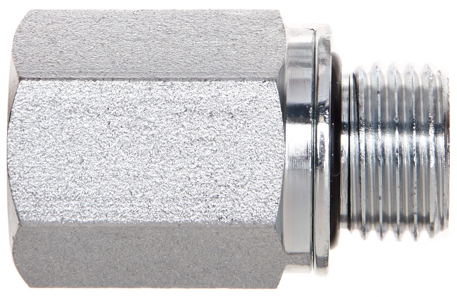 Male Metric with O-Ring to Female Pipe NPTF (Metric Conversion)