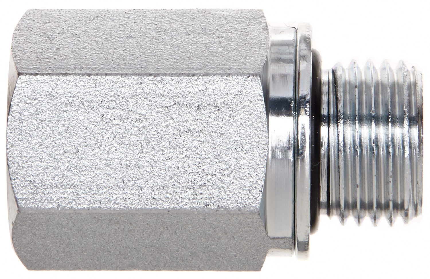 Male Metric with O-Ring to Female Pipe NPTF (Metric Conversion)