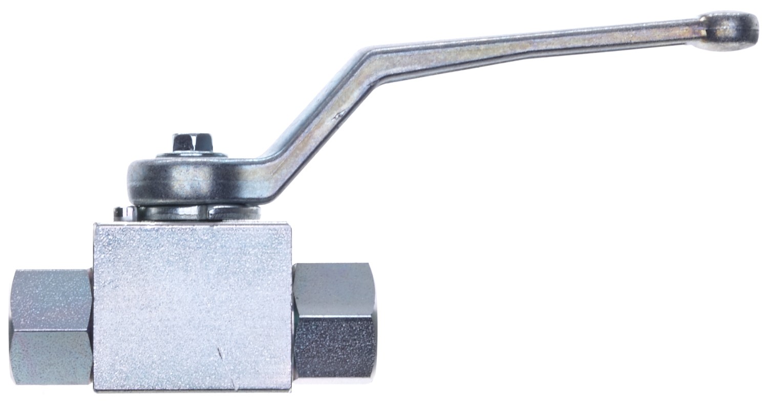 Two Way Block Style - Female O-Ring Boss (Ball Valves)