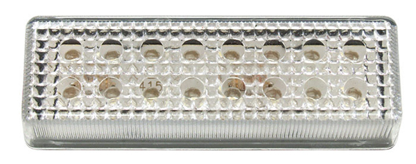 Pacer Double Row 16 LED Lights - Color:White