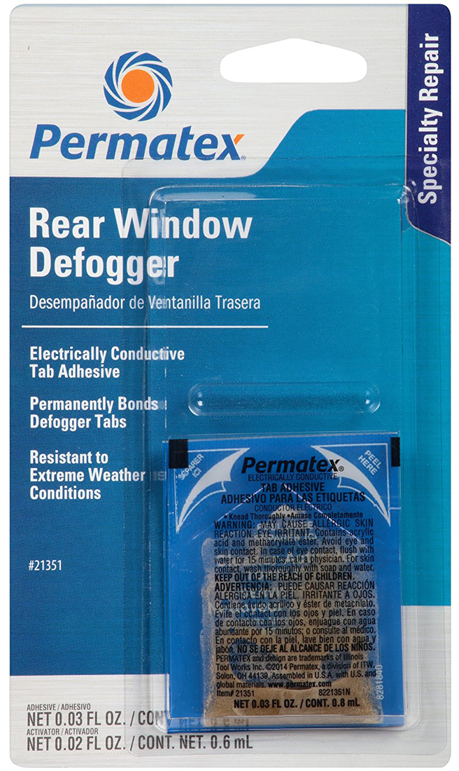 Permatex� Electrically Conductive Rear Window Defogger Tab Adhesive