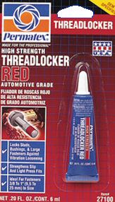 Permatex� High Strength Threadlocker RED