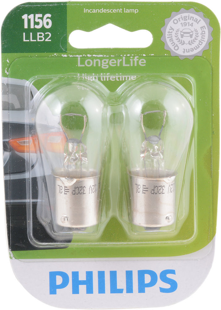 Philips 1156 LongerLife Miniature Bulbs (Pair)