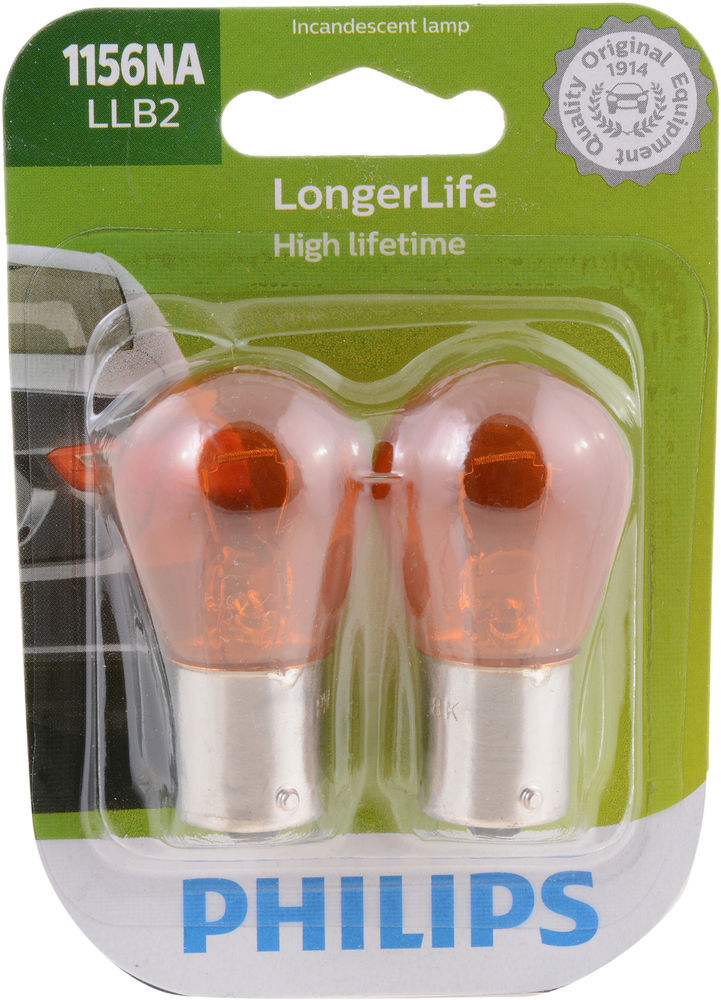 Philips 1156NA LongerLife Miniature Bulbs (Pair)