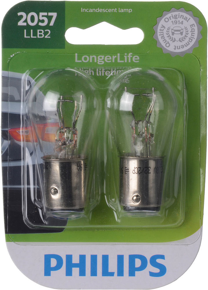 Philips 2057 LongerLife Miniature Bulbs (Pair)