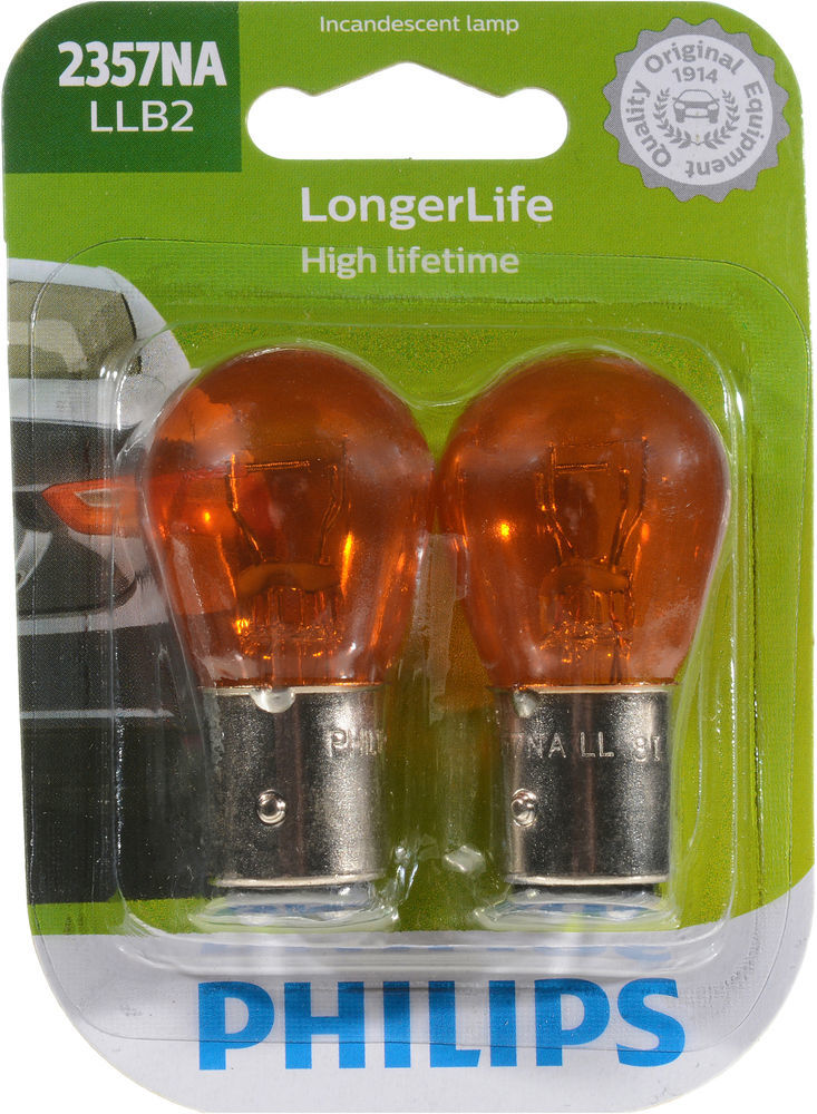 Philips 2357NA LongerLife Miniature Bulbs (Pair)