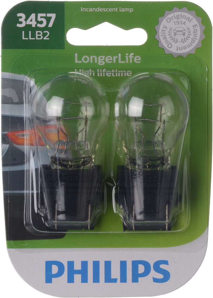 Philips 3457 LongerLife Miniature Bulbs (Pair)