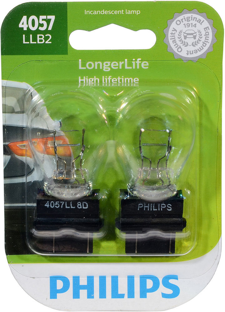 Philips 4057 LongerLife Miniature Bulbs (Pair)