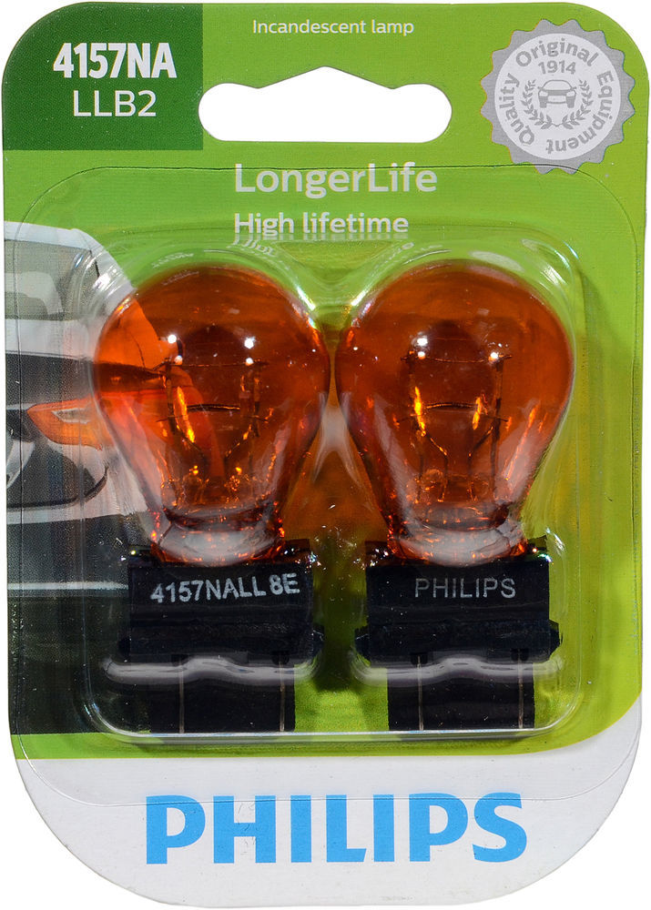 Philips 4157NA LongerLife Miniature Bulbs (Pair)