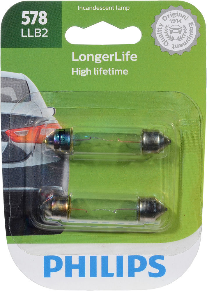 Philips 578 LongerLife Miniature Bulbs (Pair)