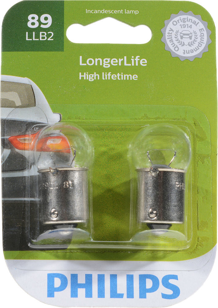 Philips 89 LongerLife Miniature Bulbs (Pair)