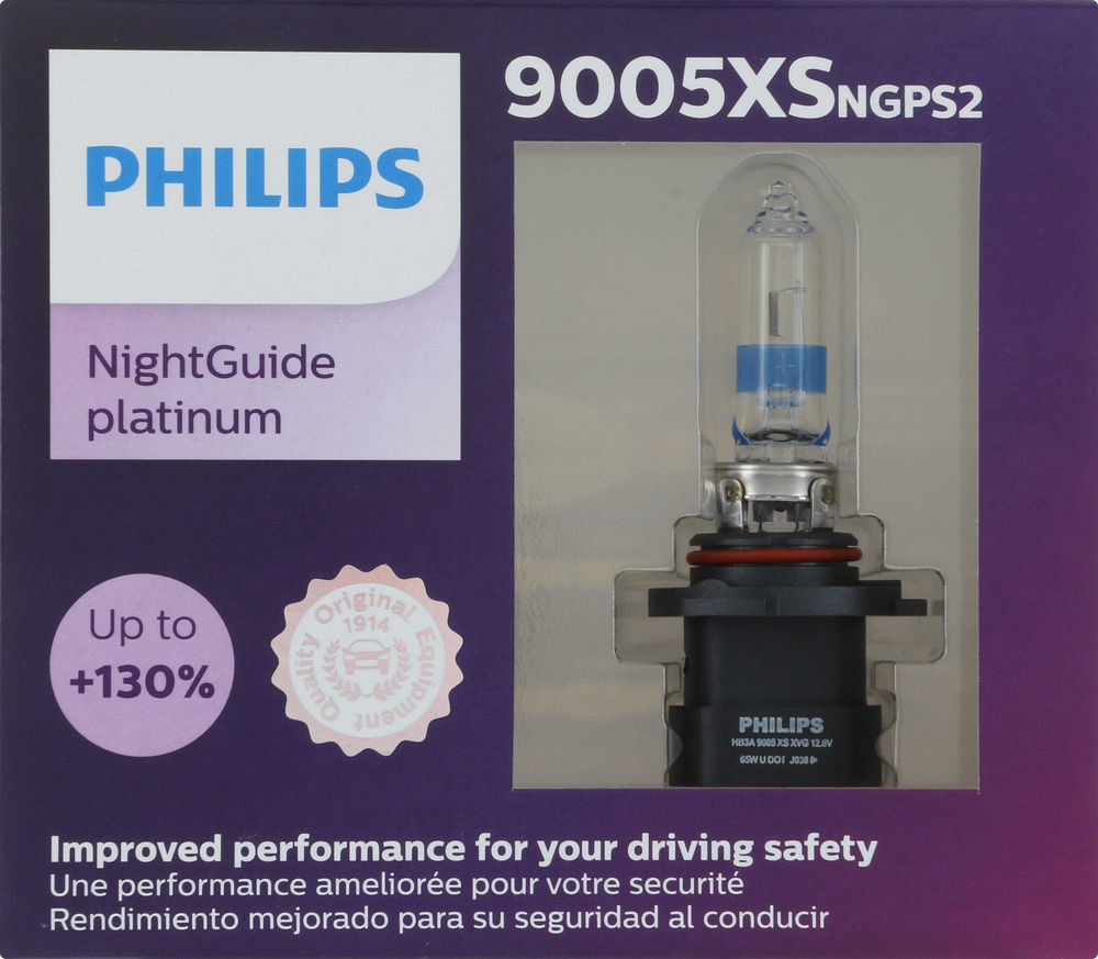 Philips 9005XS NightGuide Platinum Headlight Bulbs (Pair)
