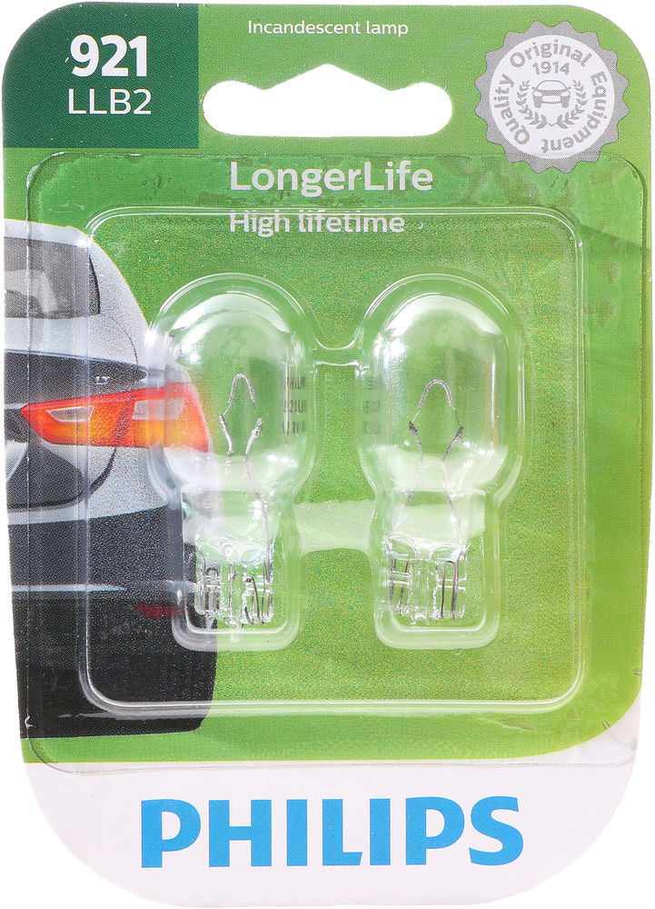 Philips 921 LongerLife Miniature Bulbs (Pair)