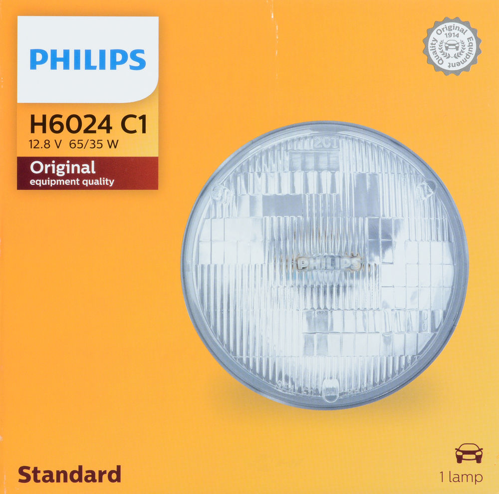 Philips H6024 Standard Halogen Sealed Beam Headlamp