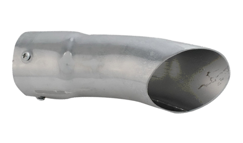 Pilot Universal Steel Bolt-On Rounded Exhaust Tip (8.25" x 2.5")